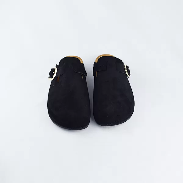 Sabot pour femme 700-1 noir daim...............   miniature